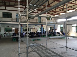 ミャンマー技能実習生ー建設足場とび採用試験