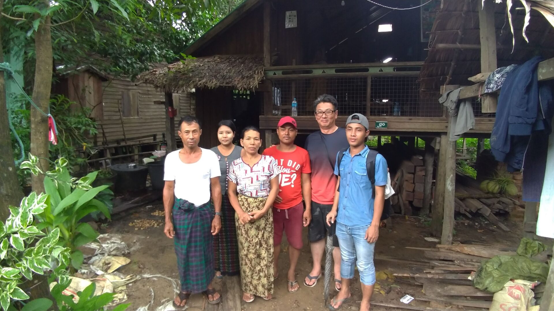 ミャンマー人技能実習生パテインまで家庭訪問